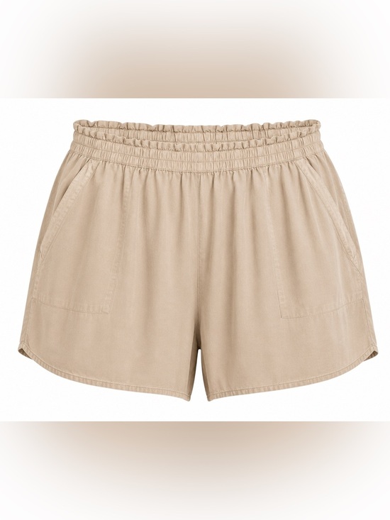 Devoted Pants - Devoted Beige Tencel Pull-On Lounge Shorts XXL